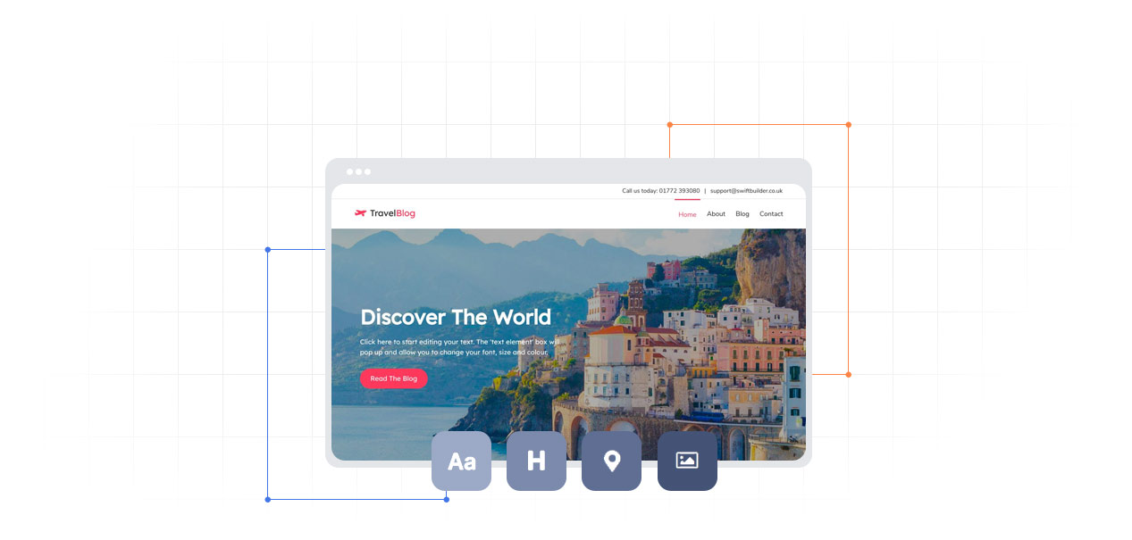 All the features to build your professional website UK site